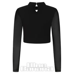 Banned Lavinia Crop Top (Black)