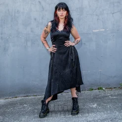 Banned Lunar Veil Dress (Black)