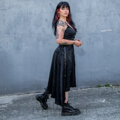 Banned Lunar Veil Dress (Black)