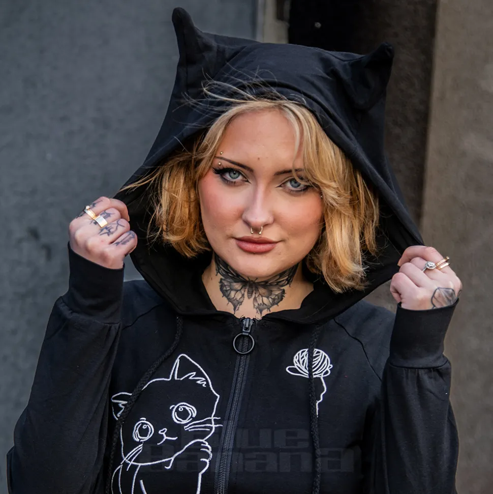 Banned Meowgical Hoodie (Black)