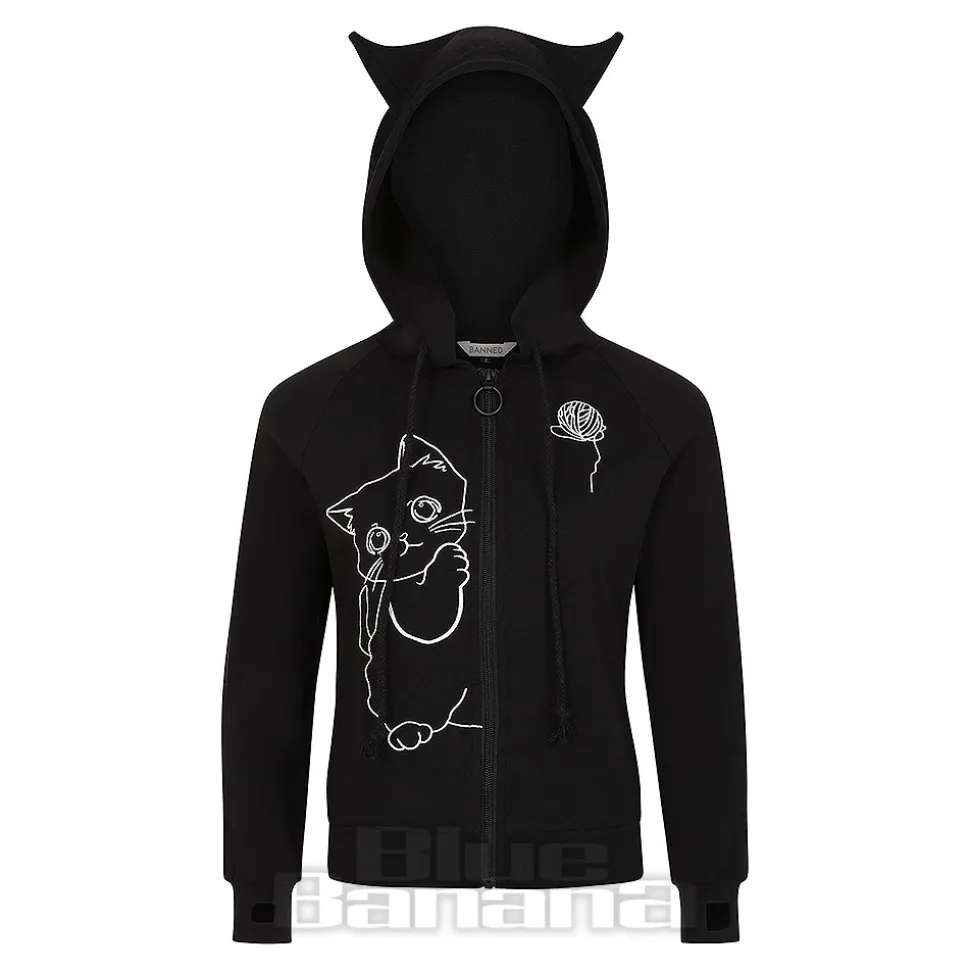 Banned Meowgical Hoodie (Black)
