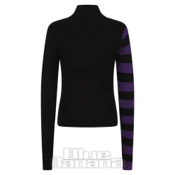 Banned Midnight Ritual Cardigan (Black/Purple)