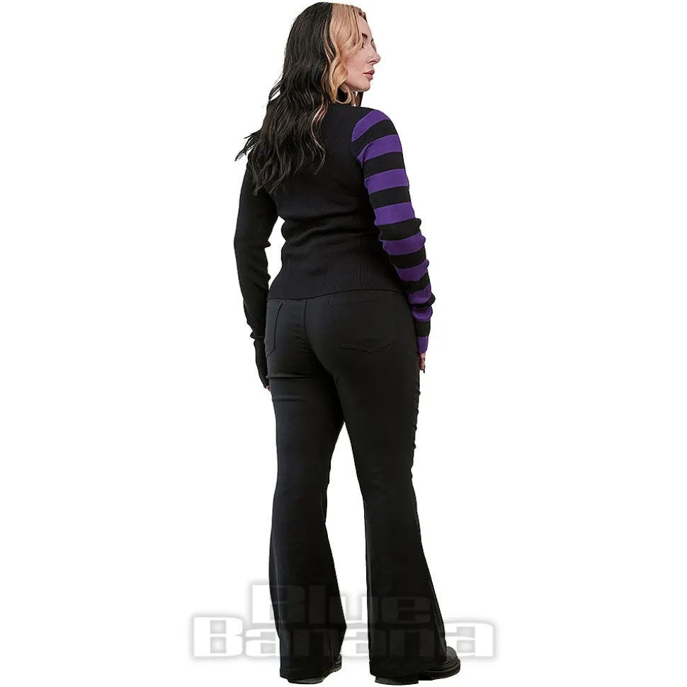 Banned Midnight Ritual Cardigan (Black/Purple)
