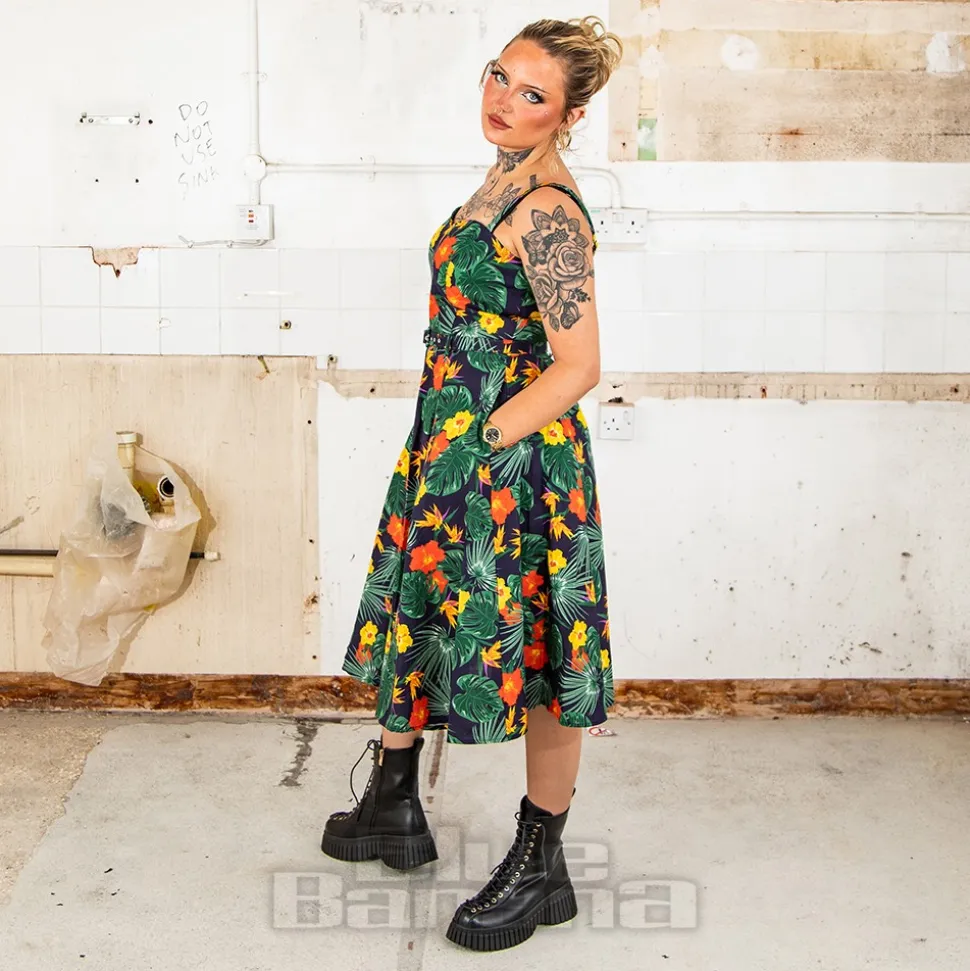 Banned Morena Tropical Dress (Multicolour)