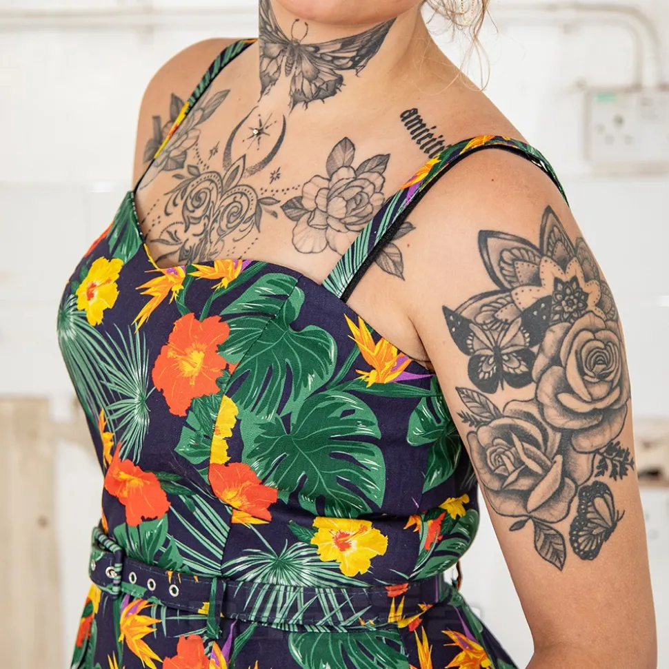 Banned Morena Tropical Dress (Multicolour)