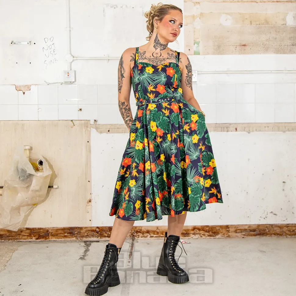 Banned Morena Tropical Dress (Multicolour)