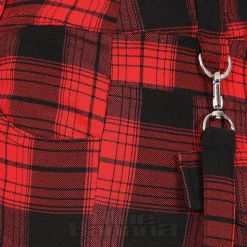 Banned Nocturne Buckle Trousers (Black/Red)