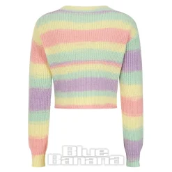 Banned Nola Pastel Rainbow Jumper (Multicolour)