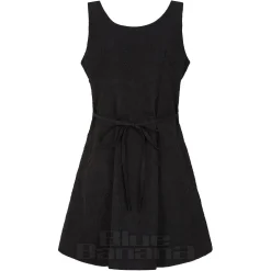 Banned No Rules Buckle Mini Dress (Black)