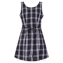 Banned No Rules Buckle Mini Dress (Purple)