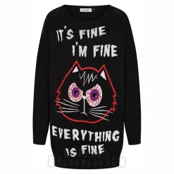 Banned Panic Purrfect Jumper (Black)