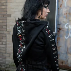 Banned Pixie Skull Hoodie (Black)