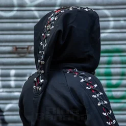 Banned Pixie Skull Hoodie (Black)