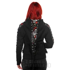 Banned Pixie Skull Hoodie (Black)