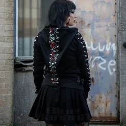 Banned Pixie Skull Hoodie (Black)