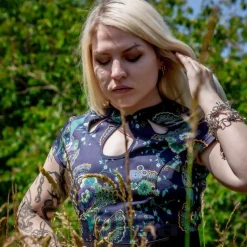 Banned Proud Peacock Dress (Blue)