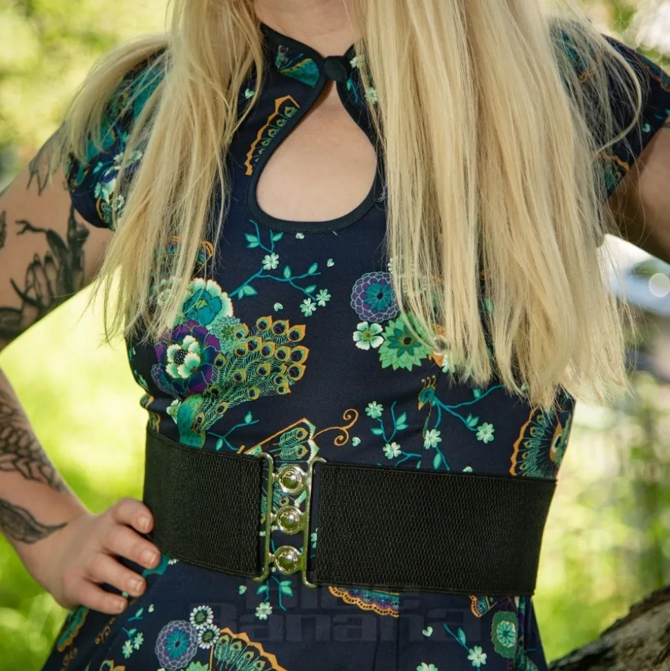 Banned Proud Peacock Dress (Blue)