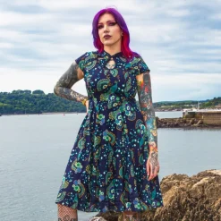 Banned Proud Peacock Dress (Blue)