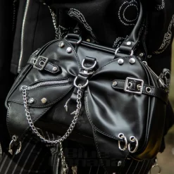 Banned Rebel Sugar Alternative Handbag (Black)
