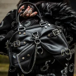 Banned Rebel Sugar Alternative Handbag (Black)