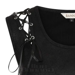 Banned Rogue Ribbon Top (Black)