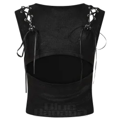 Banned Rogue Ribbon Top (Black)