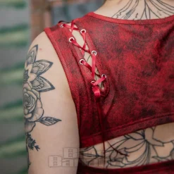 Banned Rogue Ribbon Top (Red)