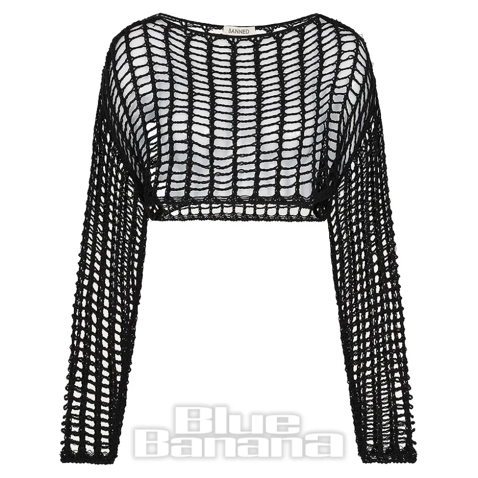 Banned Shadow Grid Jumper (Black)