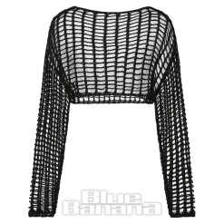 Banned Shadow Grid Jumper (Black)