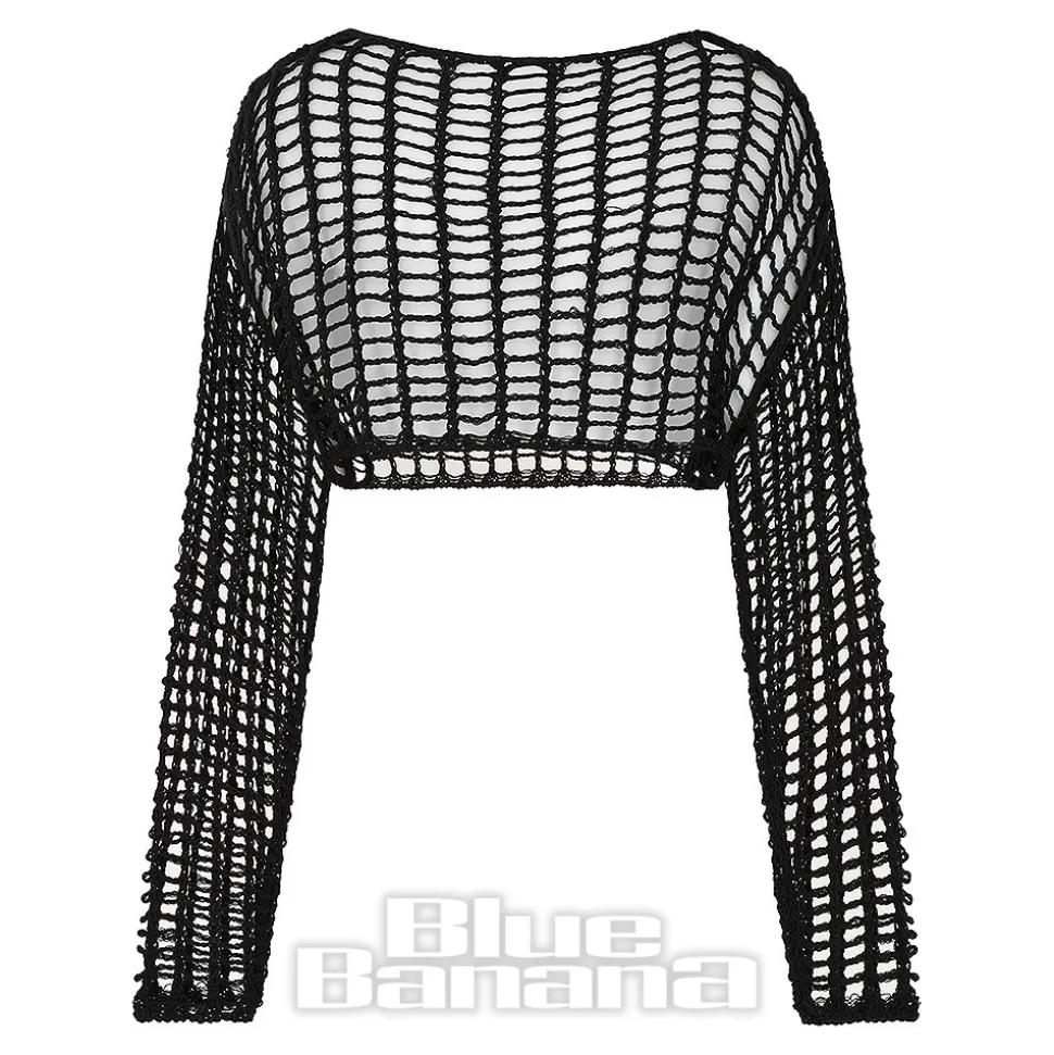 Banned Shadow Grid Jumper (Black)