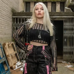 Banned Shadow Grid Jumper (Black)