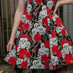 Banned Skull Garden Dress (Multicolour)