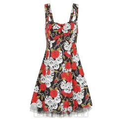 Banned Skull Garden Dress (Multicolour)