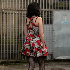 Banned Skull Garden Dress (Multicolour)