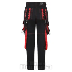 Banned Strappy Paxt Trousers (Black/Red)