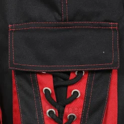 Banned Strappy Paxt Trousers (Black/Red)