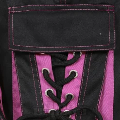 Banned Strappy Paxt Trousers (Black/Pink)