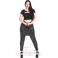 Banned Through the Darkness Crop Top (Black)