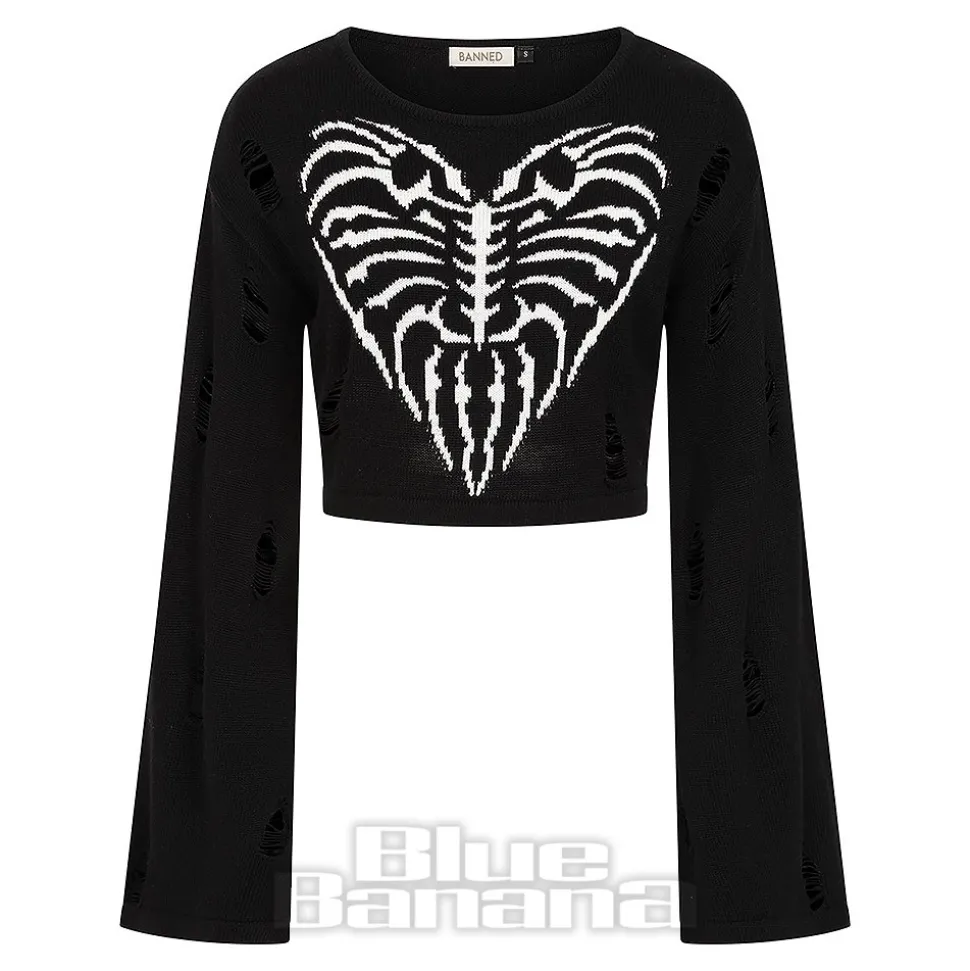 Banned Torn Affection Jumper (Black)