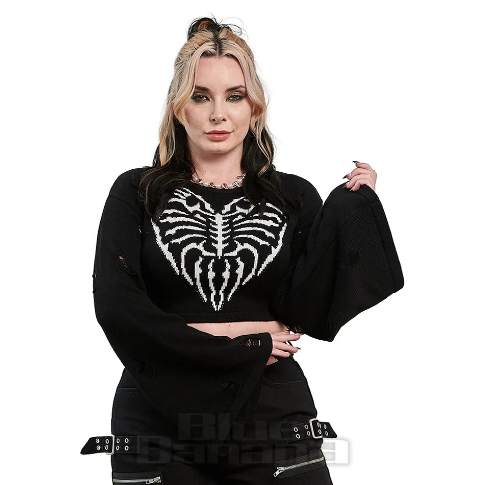 Banned Torn Affection Jumper (Black)
