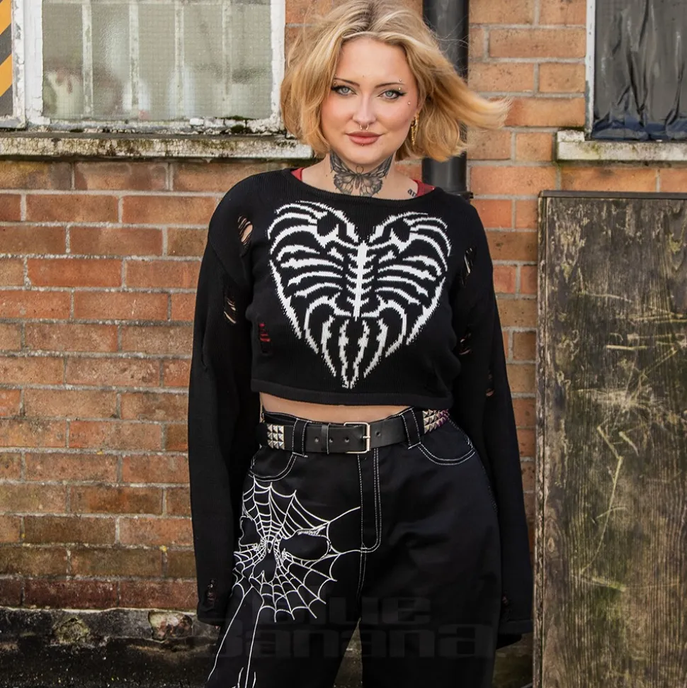Banned Torn Affection Jumper (Black)