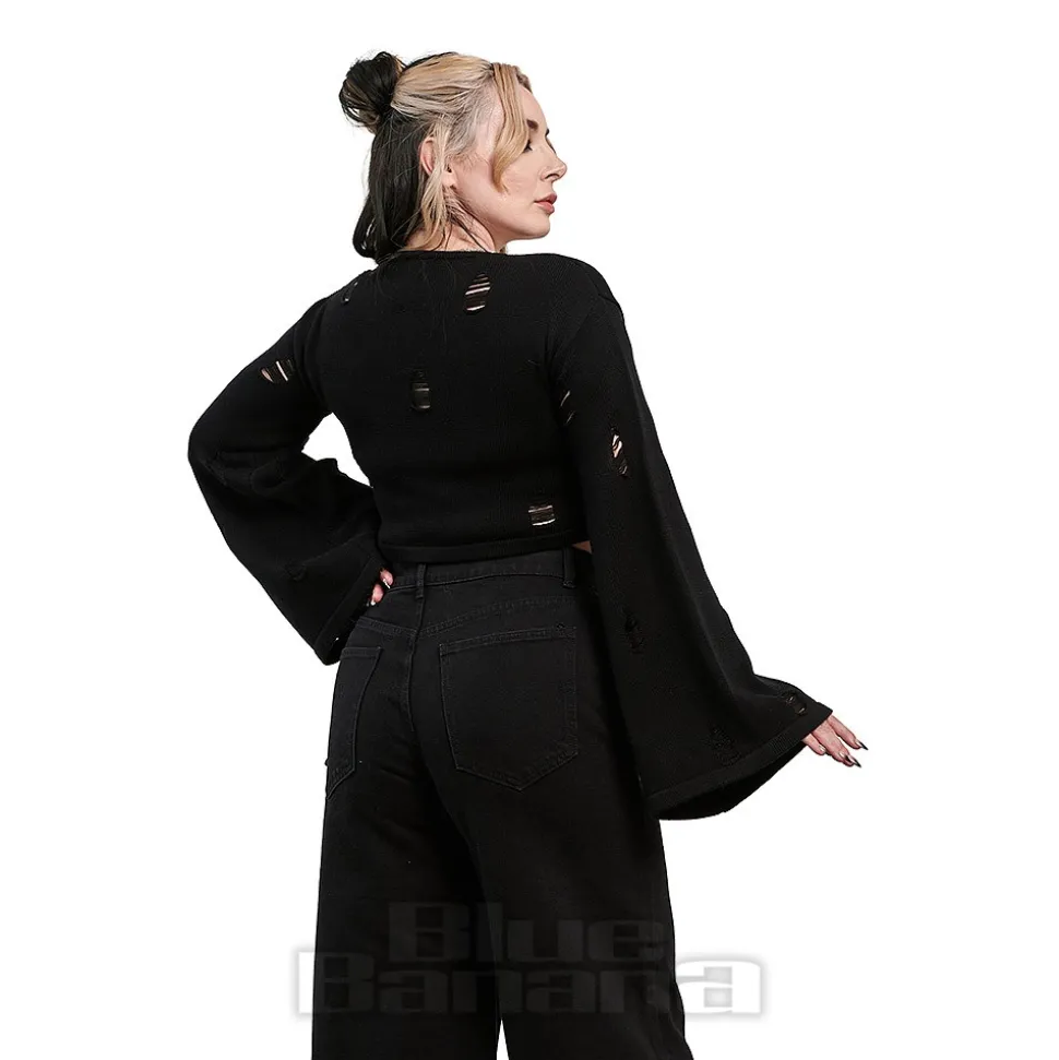 Banned Torn Affection Jumper (Black)