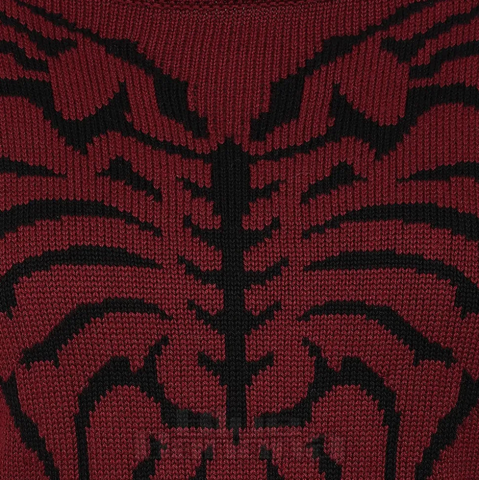 Banned Torn Affection Jumper (Burgundy)