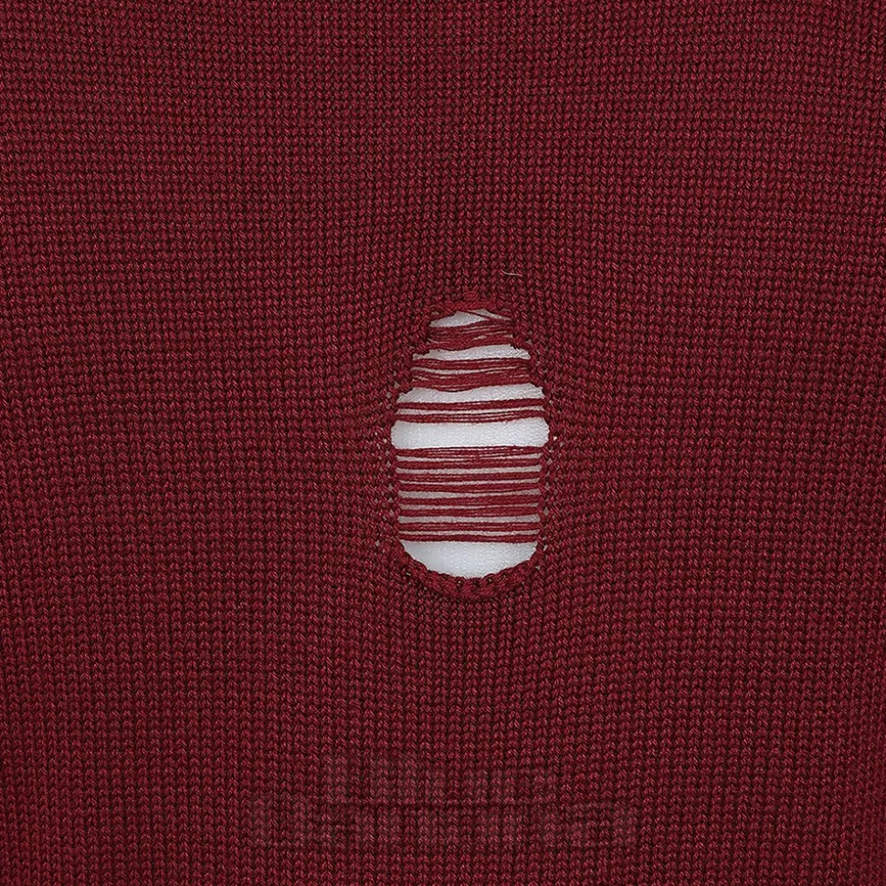 Banned Torn Affection Jumper (Burgundy)