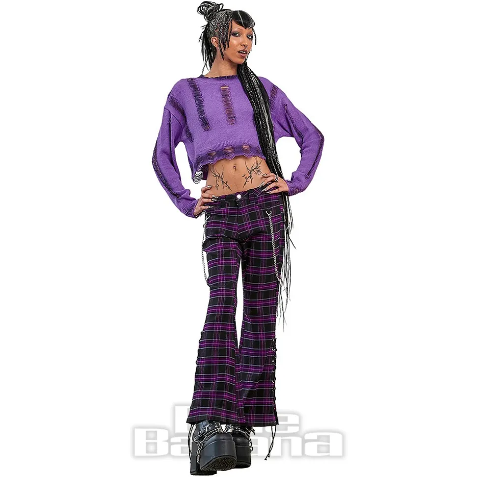 Banned Torn Apart Jumper (Purple)