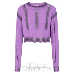 Banned Torn Apart Jumper (Purple)