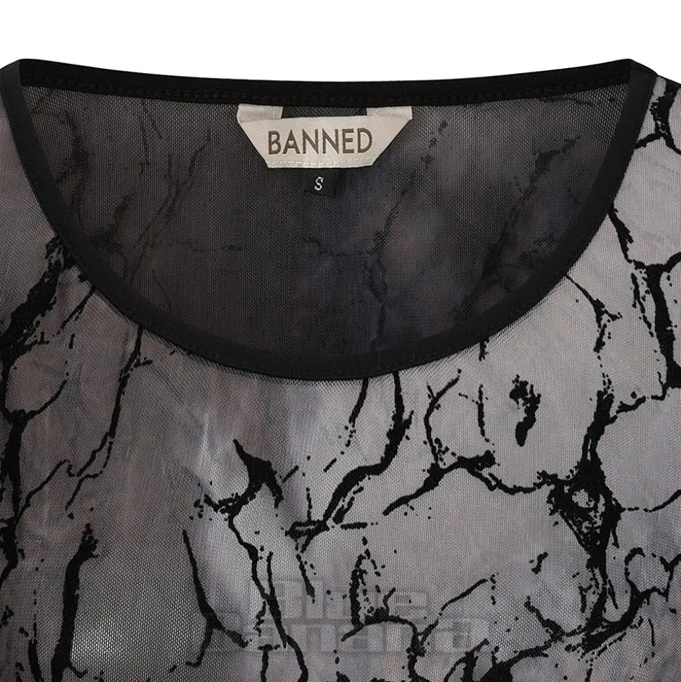 Banned Valkyrie Top (Black/Blue)