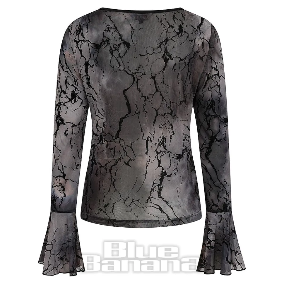 Banned Valkyrie Top (Black/Blue)
