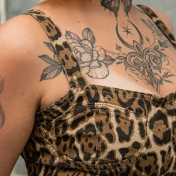 Banned Wild Instincts Top (Leopard Print)