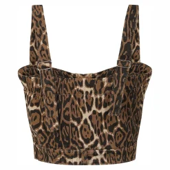 Banned Wild Instincts Top (Leopard Print)